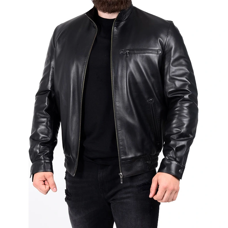 Men-Leather-Designer-Black-Biker-Jacket