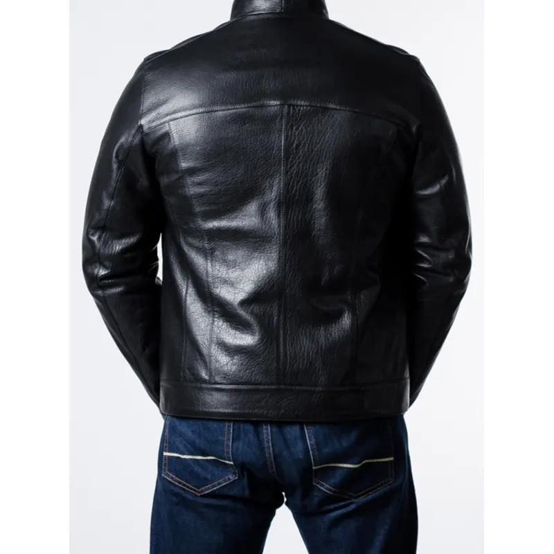 Men-Sheepskin-Black-Leather-Biker-Jacket