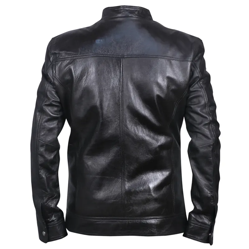 Mens-Black-Biker-Leather-Jacket