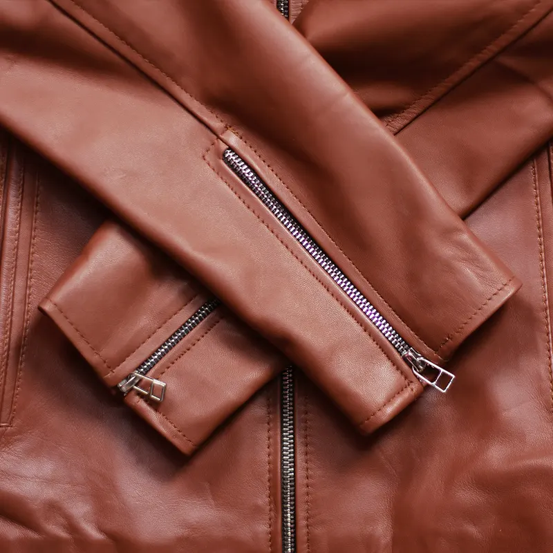 Mens-Brown-Cafe-Racer-Leather-Jacket