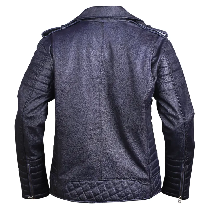 Mens-Lapel-Style-Biker-Leather-Jacket