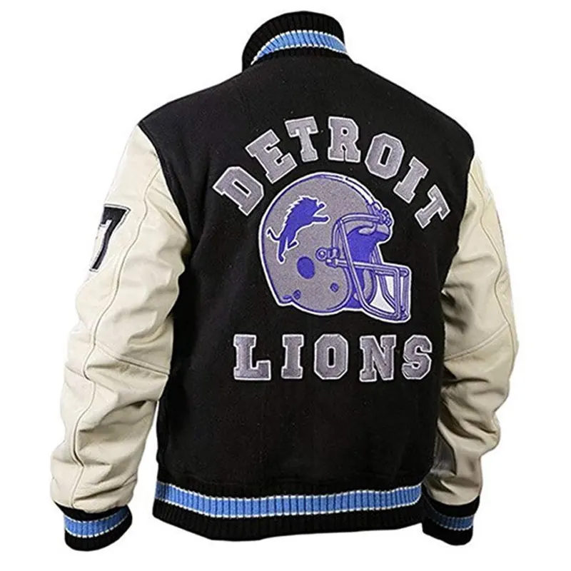 Axel-Foley-Detroit-Lions-Black-Varsity-Jacket
