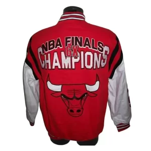 Chicago Bulls 6 NBA Finals Time Champions Jacket - Image 2