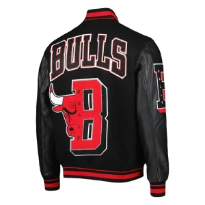 Chicago Bulls NBA Finals Champions Varsity Jacket - Image 2