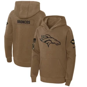 Denver Broncos Salute to Service Brown Hoodie - Image 2