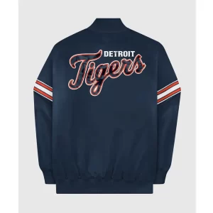 Detroit Tigers MLB Blue Varsity Jacket - Image 2