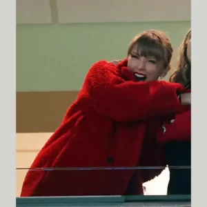 Taylor Swift Red Teddy Coat - Image 4