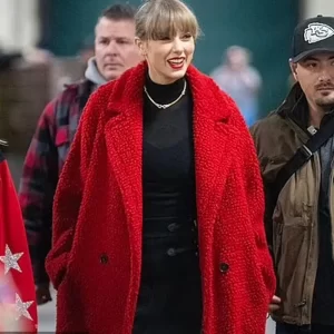 Taylor Swift Red Teddy Coat - Image 2