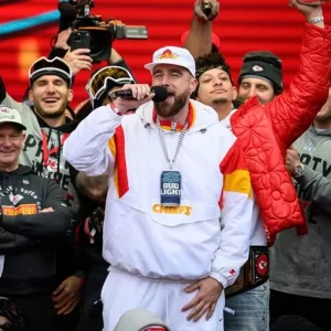 Travis Kelce Super Bowl Parade Jacket - Image 3