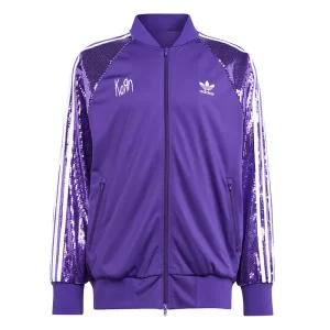 Purple Sequin Track Jacket - Image 1