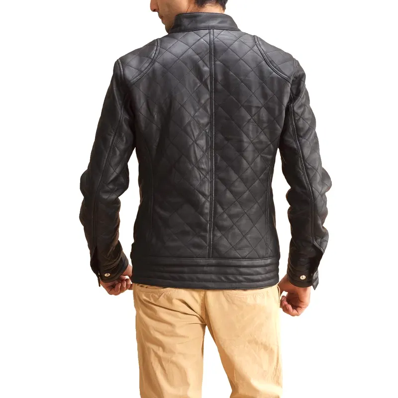 Men-Black-Leather-Quilted-Jacket