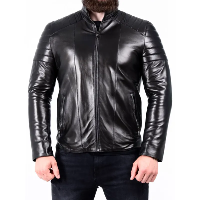 Men-Padded-Leather-Jacket