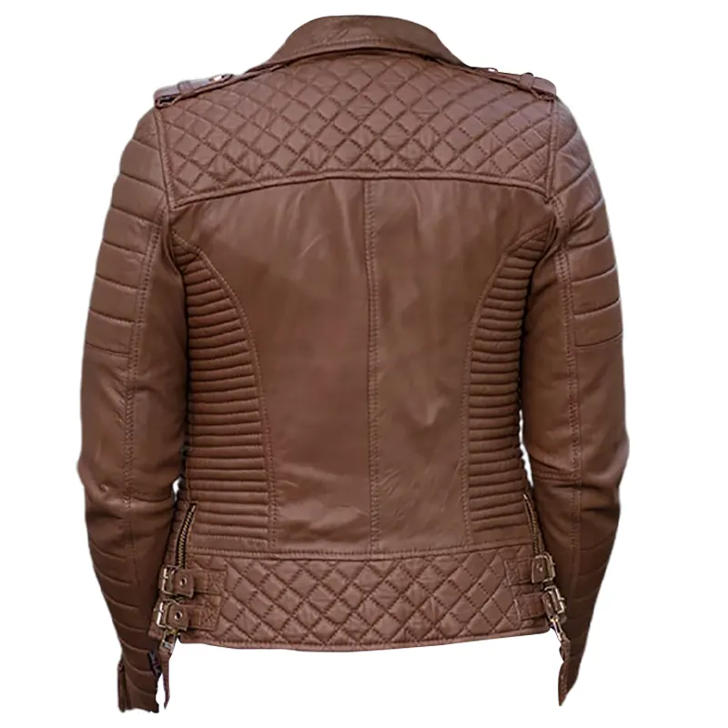 Mens-Brown-Genuine-Leather-Quilted-Jacket