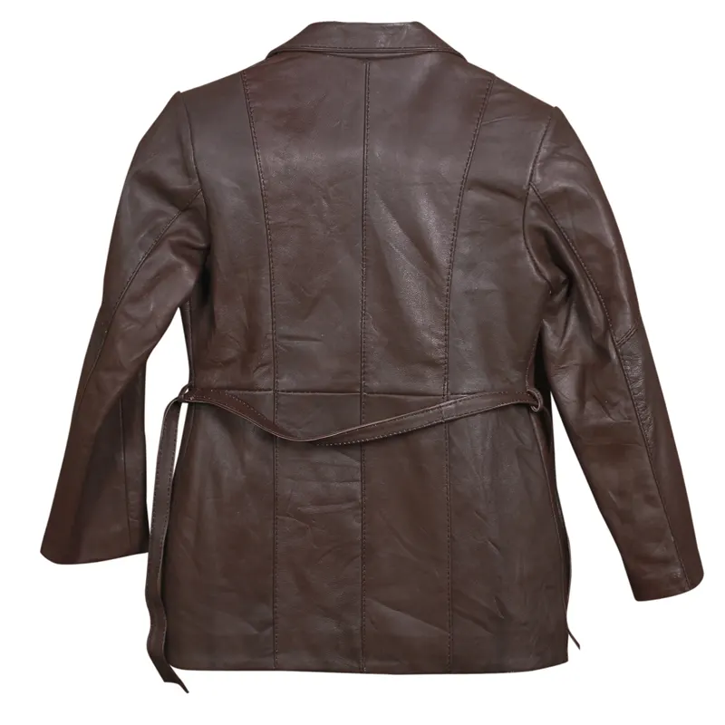 Mens-Chocolate-Brown-Leather-Blazer