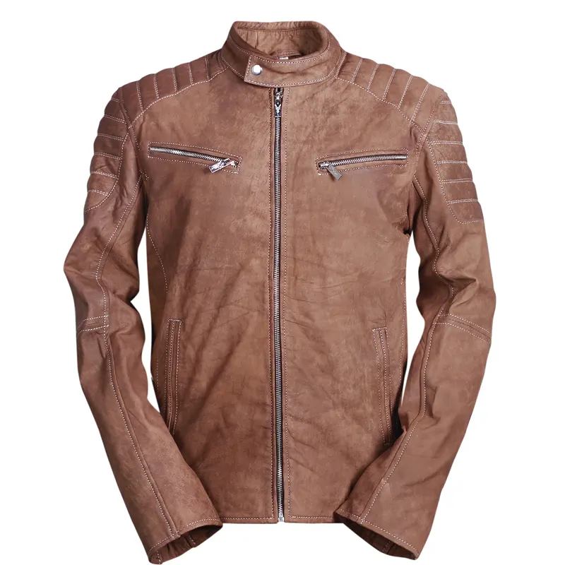 Mens-Shoulder-Padded-Brown-Leather-Jacket