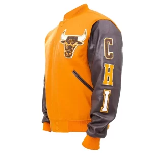 NBA Championship Chicago Bulls Yellow Jacket - Image 3