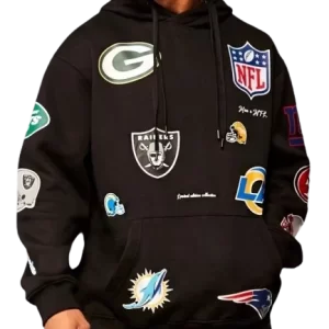 NFL Hoodie With All Teams - Image 1