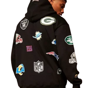 NFL Hoodie With All Teams - Image 2