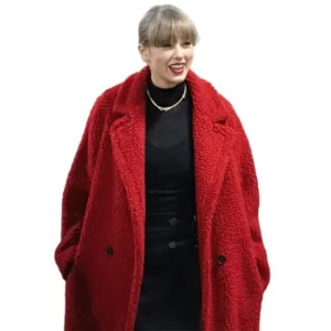 Taylor Swift Red Teddy Coat - Image 1