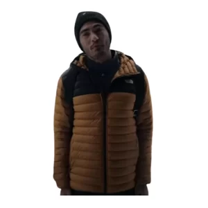 The North Face Yellow Puffer Jacket - Image 2