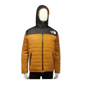 The North Face Yellow Puffer Jacket - Image 1