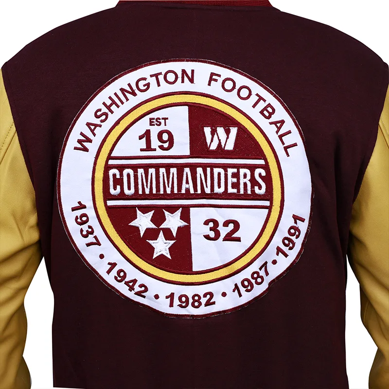 Washington-Football-Commanders-Letterman-Jacket