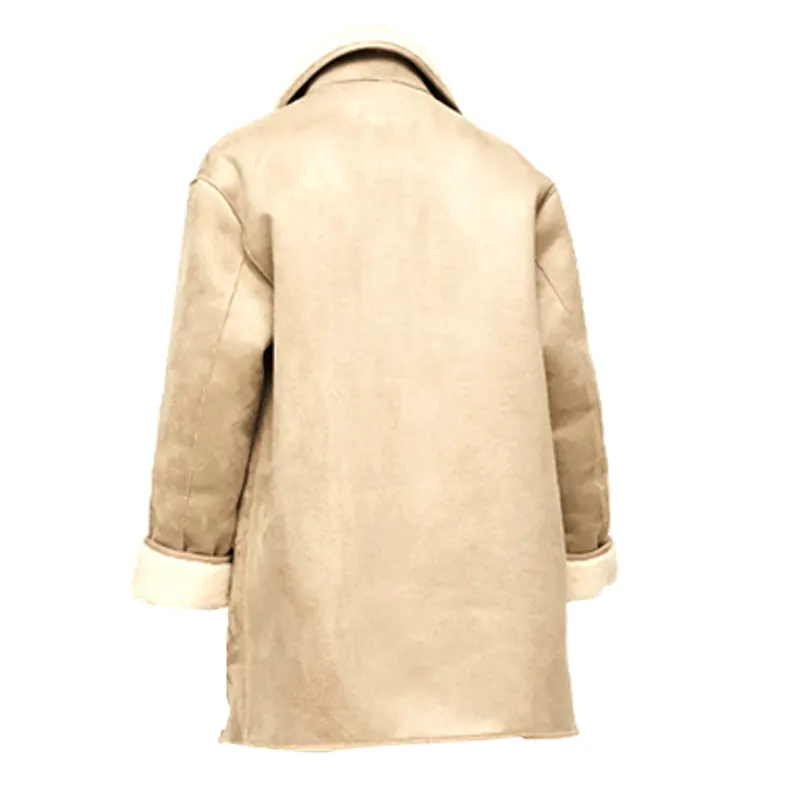 Women-Beige-Shearling-Genuine-Leather-Coat